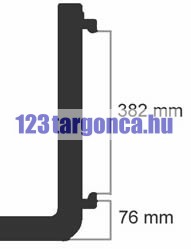 FEM2A villa 120×40×1600 mm – 2. nézet