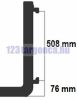 FEM3A villa hátoldali rajza az 508 mm-es villakocsi-magassággal