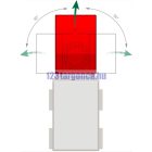 Targonca villára húzható 3 irányban üríthető konténer, 0,75 és 1 tonna teherbírással