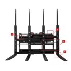 4 villás pozícionáló