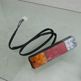 LED hátsó lámpa sárga, piros és fehér mezővel, kábellel – targonca féklámpa LED 12 V