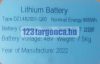 CBD12W-LIX / CBD15W-LIX Li-Ion akkumulátor – 5. nézet