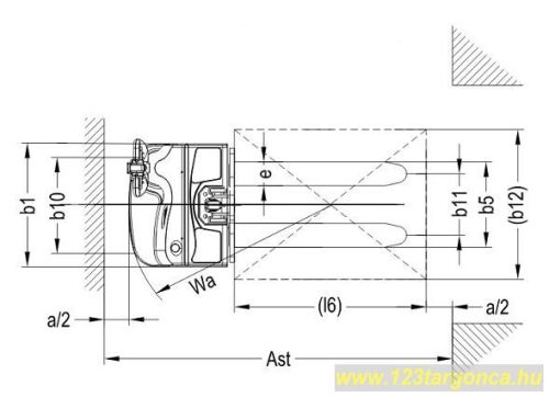 BCDDRD12 gyalogkíséretű targonca, 1600 mm emelés – 5. nézet