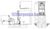 BCPD15W ellensúlyos gyalogkíséretű targonca – 2. nézet