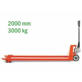 BF2000 hosszúvillás béka – raklapemelő béka 2000 mm villa, 3000 kg