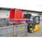 Üríthető konténer targonca villára 0,5 m3