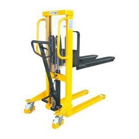 SDJ-1012 sárga kézi magasemelő fix villával – kézi magasemelő 1000 kg, 1200 mm emelés