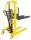 SDJ-1012 sárga kézi magasemelő fix villával – kézi magasemelő 1000 kg, 1200 mm emelés