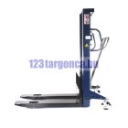 BSDJ-1020 1 tonna 2 méter hidraulikus kézi raklapemelő targonca 1000 kg teherbírás 2000 mm emelés.