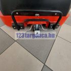 Önfelrakó, önbeemelő félelektromos targonca. 500 kg 1500 mm emelésre képes