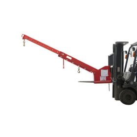 Két villára húzható darukar – teleszkópos darukar targoncára 2500 kg