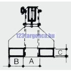 Darukar teleszkpos allíthato magassag 2500 - 500 kg teherbiras targonca villara huzhato