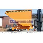 Dönthető, üríthető tároló edény 0,3 - 2,1 m3 között 4000 kg teherbírással.
