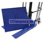 PK0415 400 kg teherbírás, 1,5 méter emelés. Emelőasztal hidraulikus kézi magasemelő 