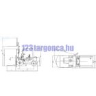 FB15-30-35 LI-ION akkumulátoros elektromos targonca 1.5-3.5t teherbírással