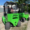 GreenLifter G15 hátulról, gázpalackkal az ellensúlyon – terepes gázos targonca 1500 kg