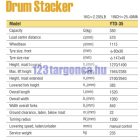 Hordóemelő targonca + hordóborító adapter