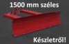 Villára húzható hótolólap – targonca hótoló adapter 150 cm