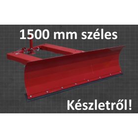 Villára húzható hótolólap – targonca hótoló adapter 150 cm