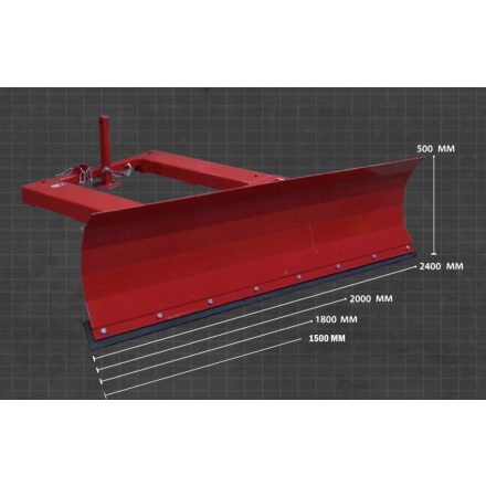 Hótoló 200 cm 240 cm széles targonca hótolólap nagy