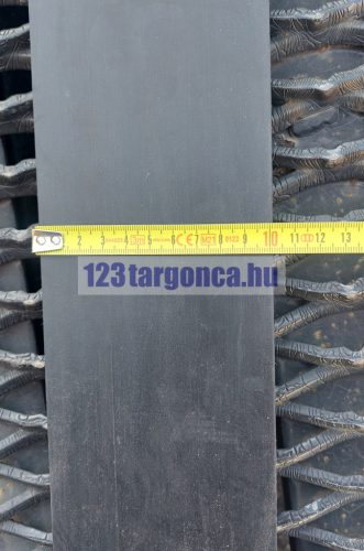 Tartalék hótoló gumicsík 1x2 cm keresztmetszetű 150 cm széles targonca hótolólap gumi 