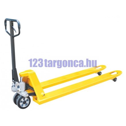 HPT-A25 SZIMPLA görgős hidraulikus raklapmozgató "béka" 2500 kg teherbírás 1150 mm hosszú villa