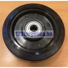 Gumi - műanyag raklapemelő béka kerék átmérő: 170mm választható tengely átmérő: 17, 20, 25mm Műanyag felni és gumi futófelület 