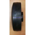 Gumi - műanyag raklapemelő béka kerék átmérő: 170mm választható tengely átmérő: 17, 20, 25mm Műanyag felni és gumi futófelület 