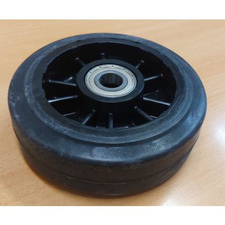 Műanyag Gumi raklapemelő béka nagy kerék, átmérő: 175mm, válaszható tengely átmérő: 17, 20, 25 mm
