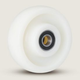   Polyamid raklapemelő béka első kerék, átmérő: 175mm, válaszható tengely átmérő: 17, 20, 25 mm