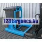 Targonca adapter kukaürtíő 80 és 120 literes szeméttárolóhoz