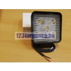 Ledes fényszóró szögletes 12V - 24V 15W LED világítás