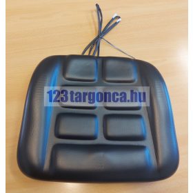 Fekete GS12 ülőlap kivezetett kapcsolóvezetékkel – targonca ülőlap GS12 üléskapcsolóval