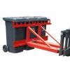 3 kukás kukaemelő adapter – kukaemelő adapter 3 kukához, 600 kg