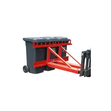 Targonca adapter kukaemelő 80 120 241 és 360 literes szeméttárolóhoz