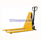 TRSM0001 ollós raklapemelő, 1 tonna 0,8 méter raklapmozgató targonca, béka, magasemelő