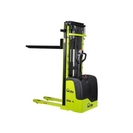 PRAMAC GX10 EVO GEL elektromos raklapemelő 1000 kg teherbírású gyalogkíséretű targonca