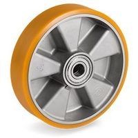 Alufelnis uretán béka kerék 180 mm – raklapemelő kerék 180 mm uretán