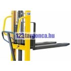 SDJ-1030 1 tonna 3 m emelés 1 év garanciával! Hidraulikus kézi raklapemelő targonca 1000 kg teherbírás 3000 mm emelés