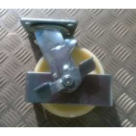 Fékes támasztókerék SDJ magasemelőhöz – raklapemelő kerék 148 mm fékkel