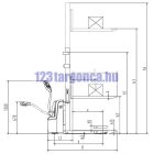 CDD12R-ES bázis emeléses 3000 mm 1200 kg gyalogkíséretű targonca új targonca 1 év garanciával!