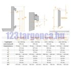80*40 F2 1000 kg 1200 mm targonca villa.  Jó árak, nagy raktárkészlet az 123targonca.hu webáruházban