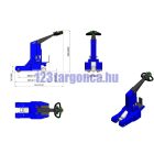 QDD15W repülőgép, lakókocsi vontató targonca