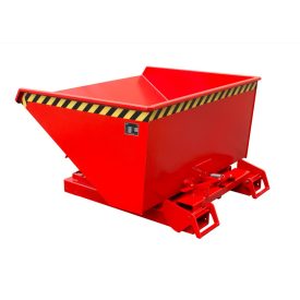   Targonca villára húzható automata dönthető konténer, 1 - 1,5 tonna teherbírással