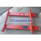 Big-bag zsák emelő targonca adapter 1.5 tonna teherbírással Bemutató darab