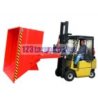 Targonca villára húzható, nagy térfgatú (2-5 m3) dönthető ipari billencs, 2,5 tonna teherbírással