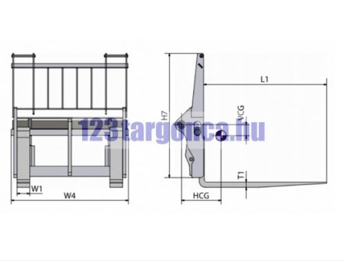 Felhajtható villa EURO csatlakozóra – 2. nézet