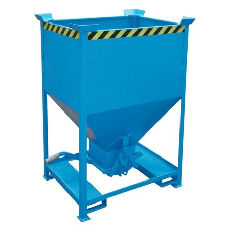 Gabonatároló siló konténer, targonca villára húzható 375-600 liter