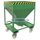 Gabonatároló siló konténer, targonca villára húzható 375-600 liter