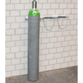 Fali gázpalack konzol biztonsági lánccal – gázpalack tartó fali konzol